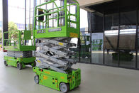 Ανοικτό πράσινο αυτοπροωθούμενο ύψος εργασίας ανελκυστήρων ψαλιδιού 18m μηχανή diesel προμηθευτής