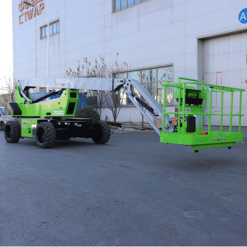 20.4m Working Height  Electrical Telescopic Boom Lift Man Lift Telescopic Lifters