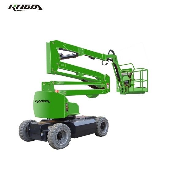 ​MEWP Electrical Articulating Boom Lift 4WD 12V Max Working Height 28m