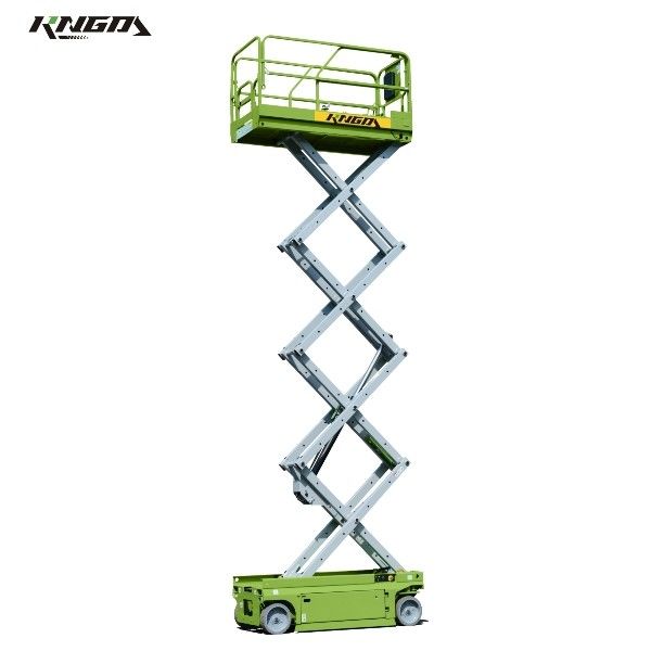 Rough Terrain Scissor Lift Tyre Size 84X30cm Weight Machine 6329Kg