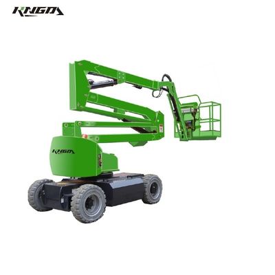 ​MEWP Electrical Articulating Boom Lift 4WD 12V Max Working Height 28m